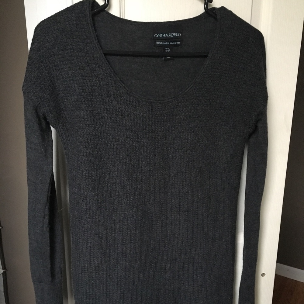 Cynthia Rowley wool long-sleeve shirt